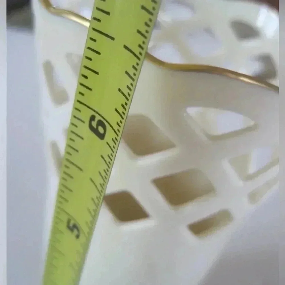 Lenox Cream Gold Trim Fine China Vase